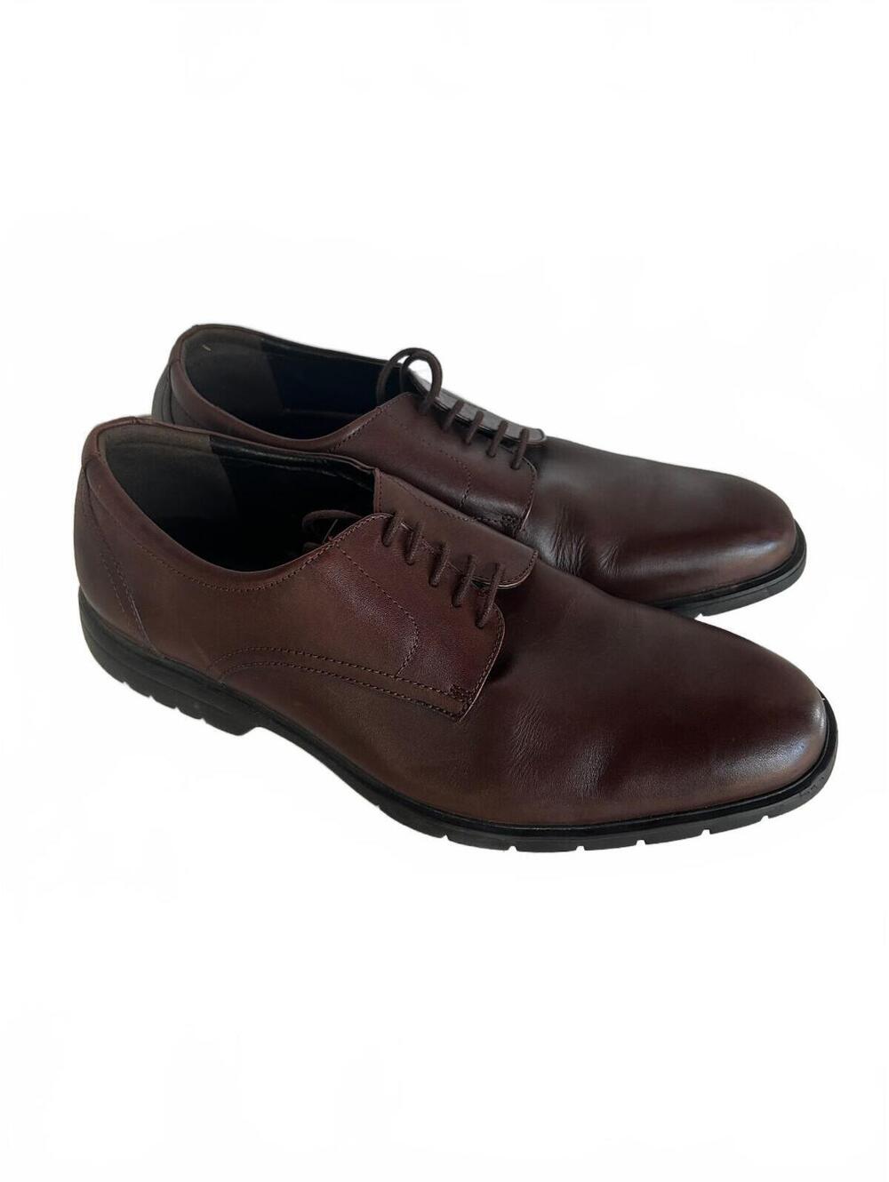 Kenneth Cole NY Gains Brown Leather Oxfords Men 10.5 NWOT